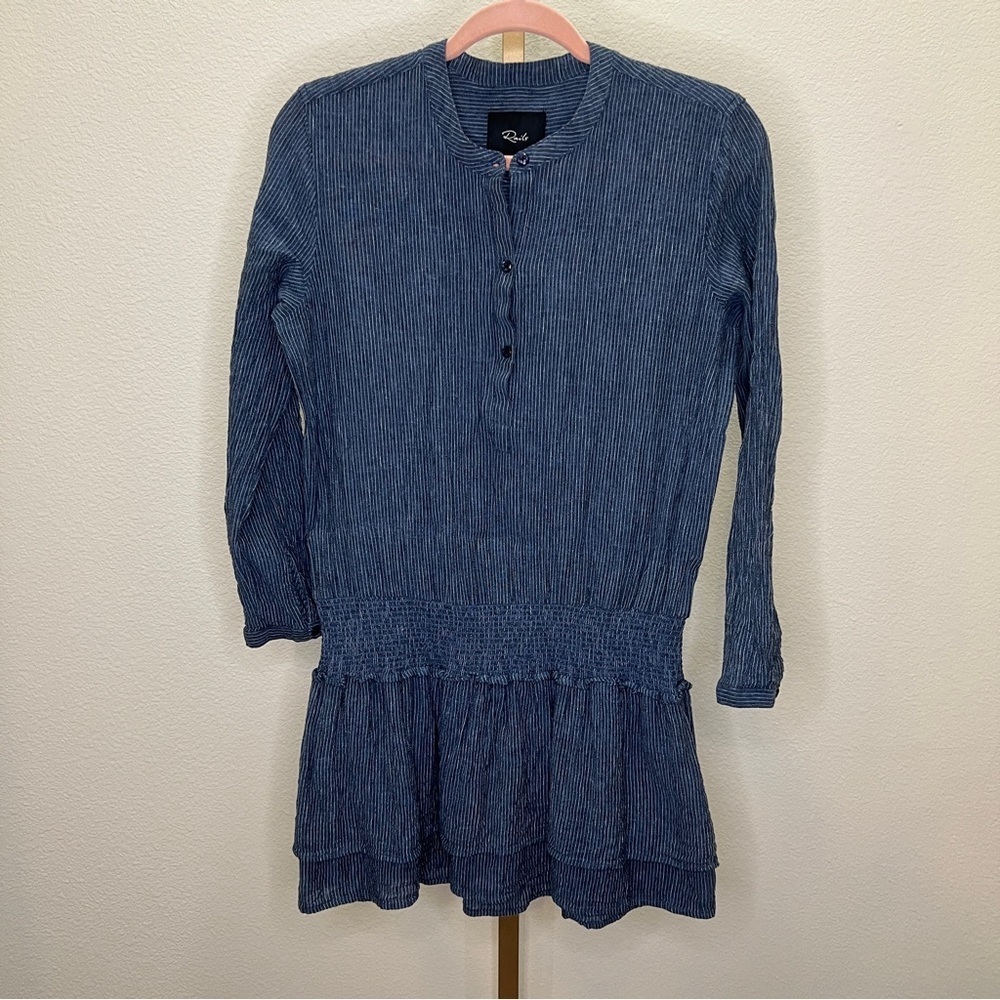 Rails Dress Juliette Salem Stripe Navy/ White pinstripes  Small